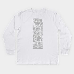 Toltec character Kids Long Sleeve T-Shirt